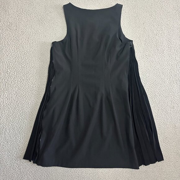 The More Or Less Womens Dress Black Convertible Pleated Swing Travel Active - Picture 14 of 16